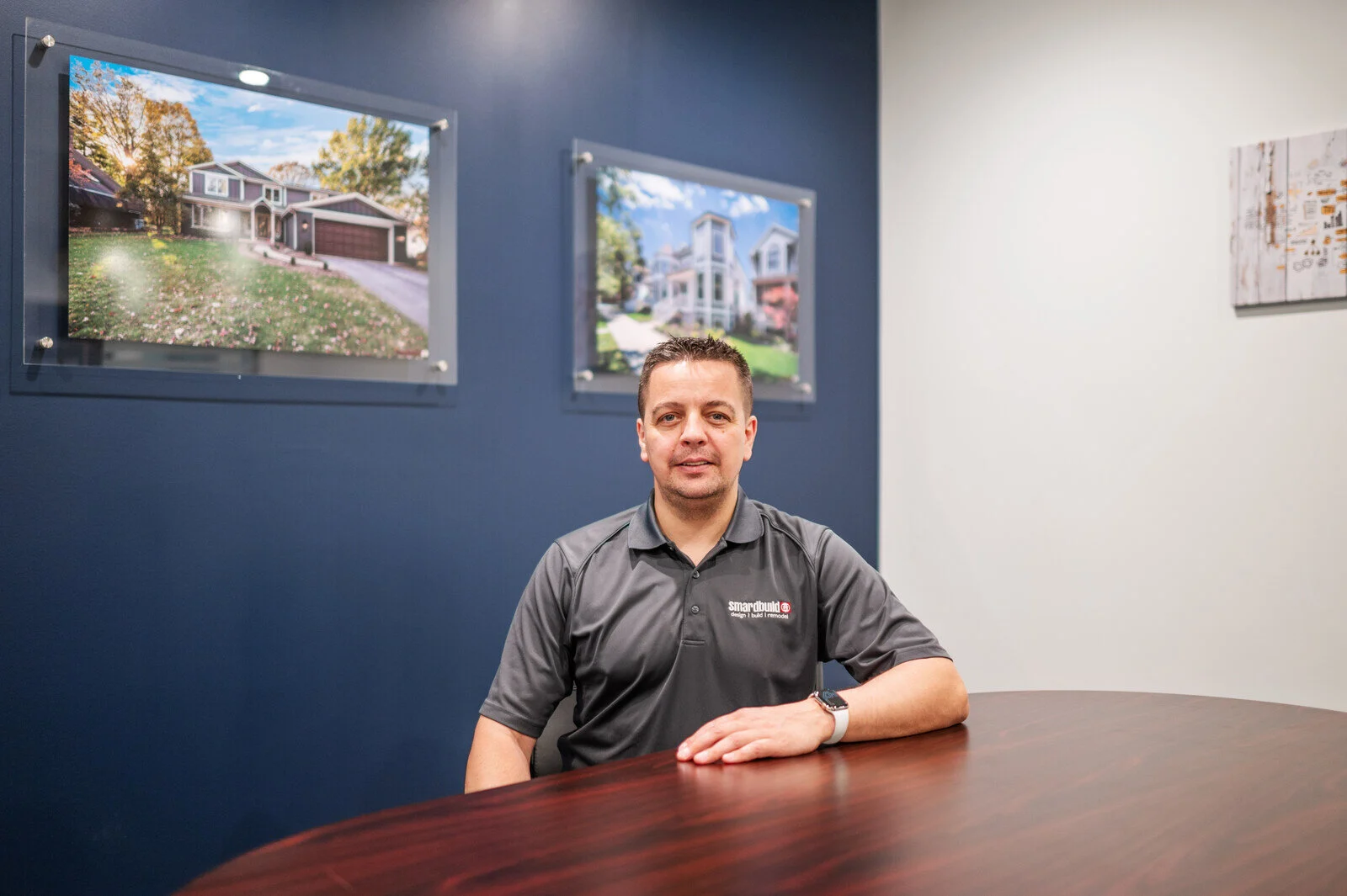 Marek, owner of SmardBuild, at the SmardBuild office