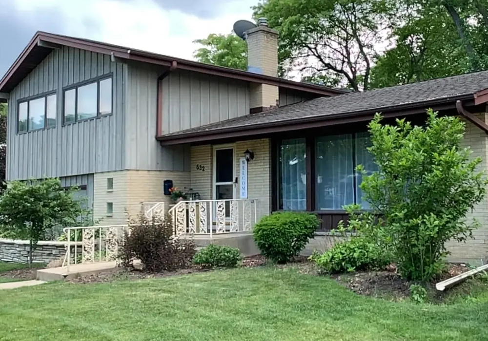 Before exterior remodel